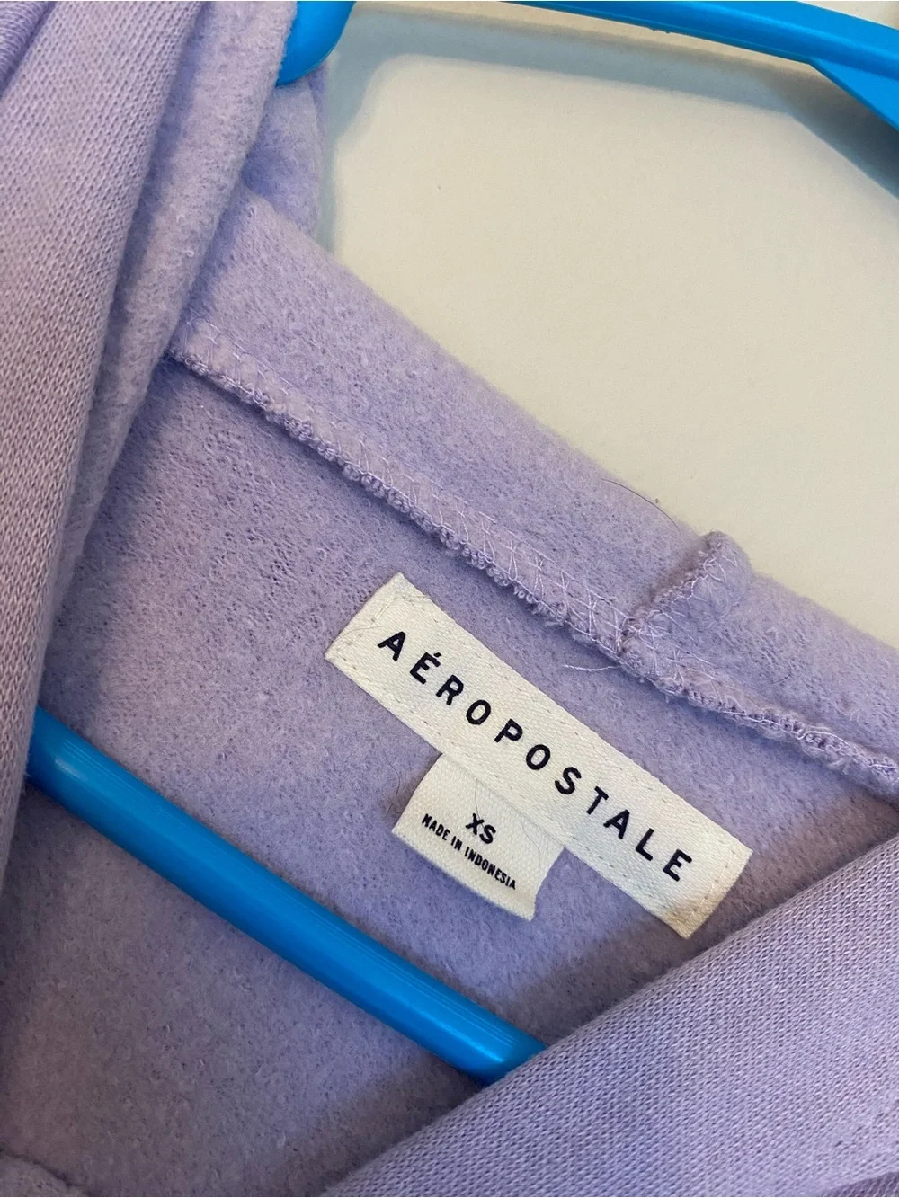 Aeropostale Lavender Logo Pullover Hoodie